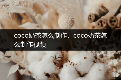 coco奶茶怎么制作，coco奶茶怎么制作视频